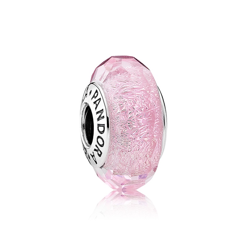 Pandora Dây Treo Trang Trí Cửa Kính Màu Hồng Lấp Lánh Xinh Xắn
