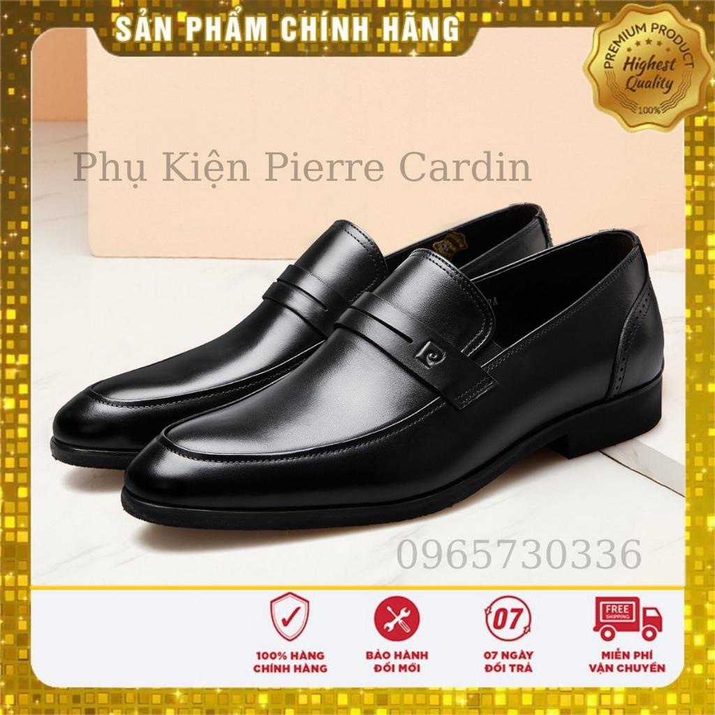 Giày Tây Nam PIERRE CARDIN Da Bò Cao Cấp Màu Đen