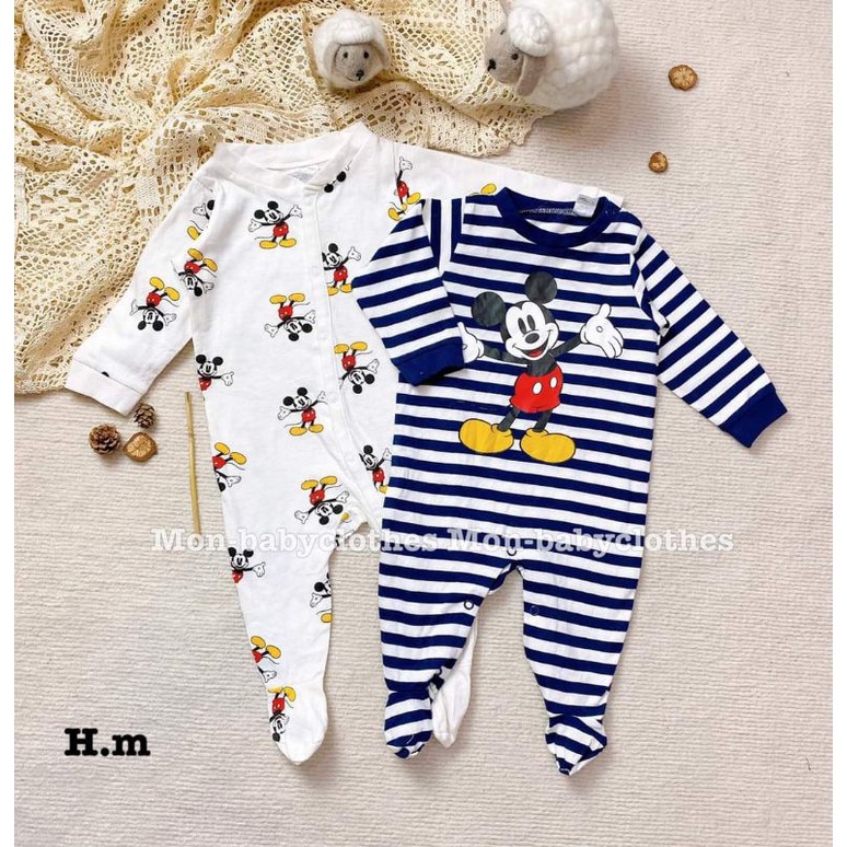 BODY SLEEPSUIT COTTON H&M SIZE NB-9M