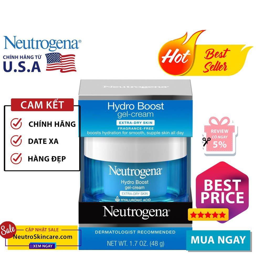 Kem dưỡng ẩm Neutrogena Hydro Boost Gel Cream | BigBuy360 - bigbuy360.vn