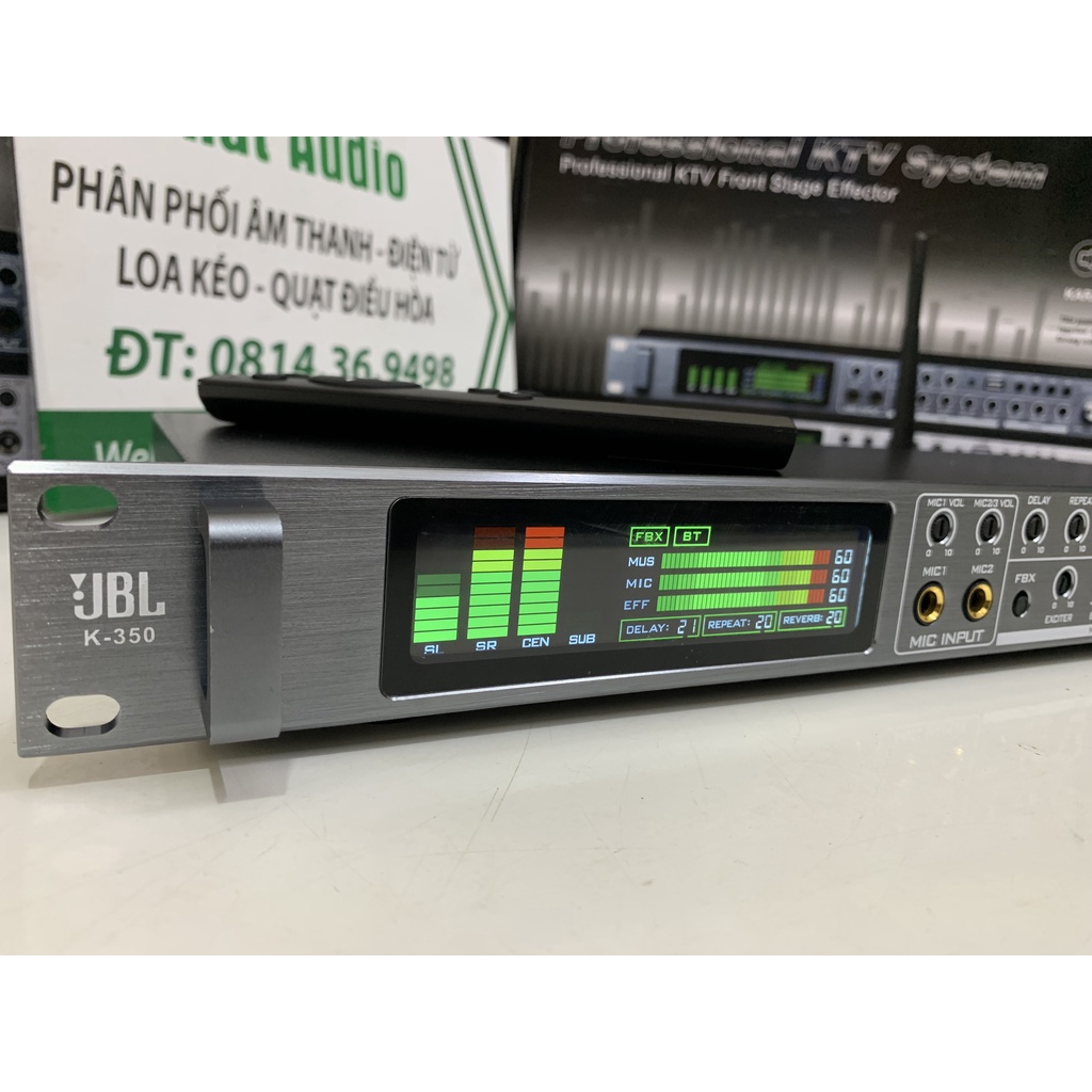 Vang cơ lai số JBL K-350 có reveb, bluetooth 5.0.