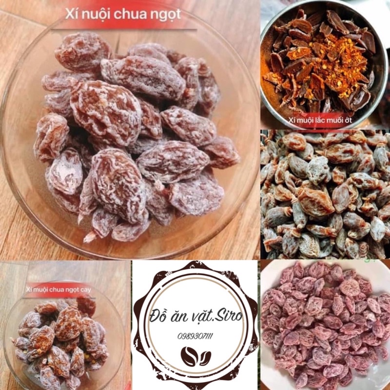 Ô Mai Xí Muội lắc muối ớt 200g, đồ ăn vặt