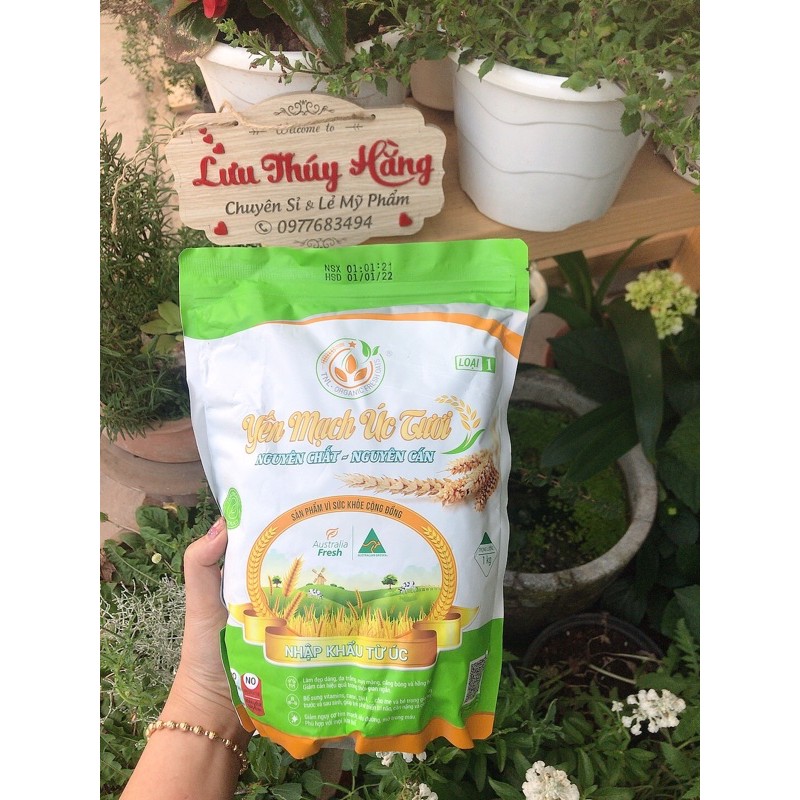 1kg Yến Mạch úc tươi giảm cân loại 1 date mới nhất đức toàn