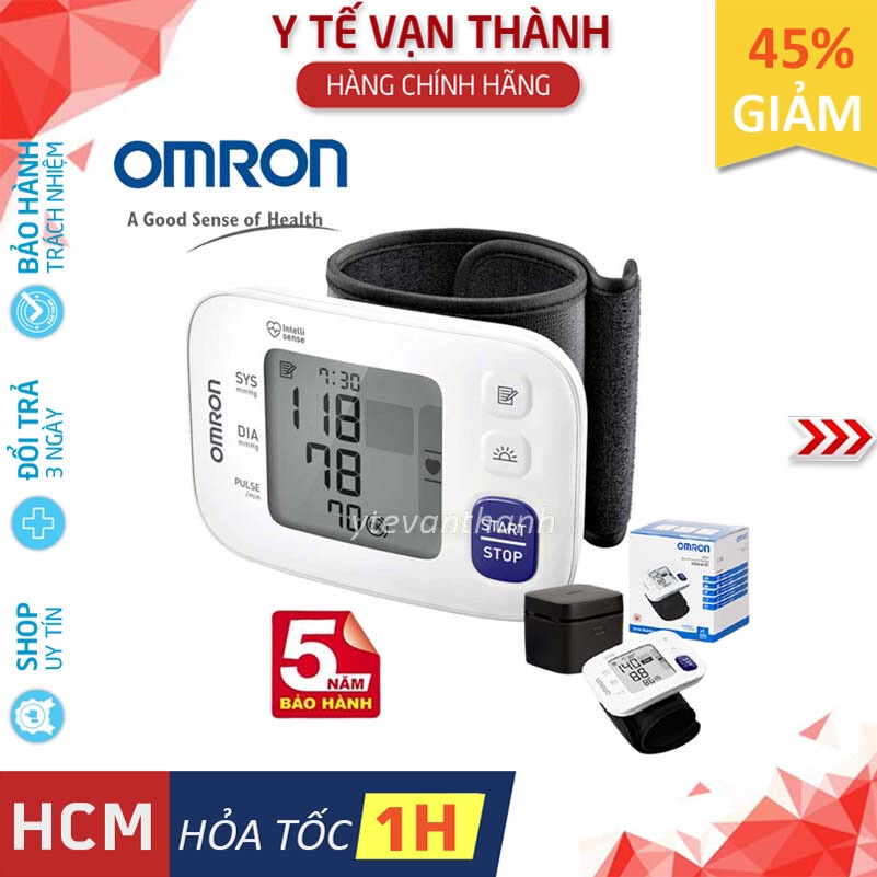 ✅ [CHÍNH HÃNG 100%] Máy Đo Huyết Áp Cổ Tay Omron HEM-6181 -VT0009