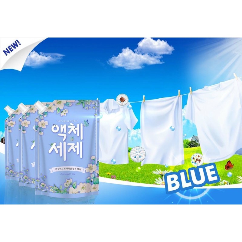 2túi Nước giặc cao cấp Blue 4kg