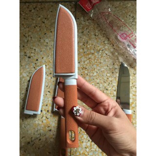 (Hàng chuẩn) Dao gọt hoa quả có nắp đậy