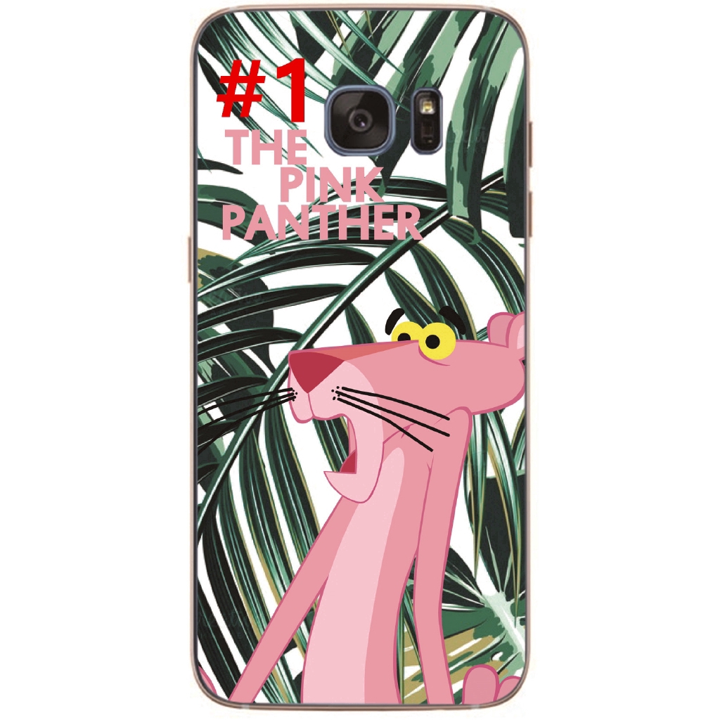 Ốp lưng TPU hình báo hồng Pink Panther cho Samsung Galaxy Note5/Note 4/S6/S7 Edge