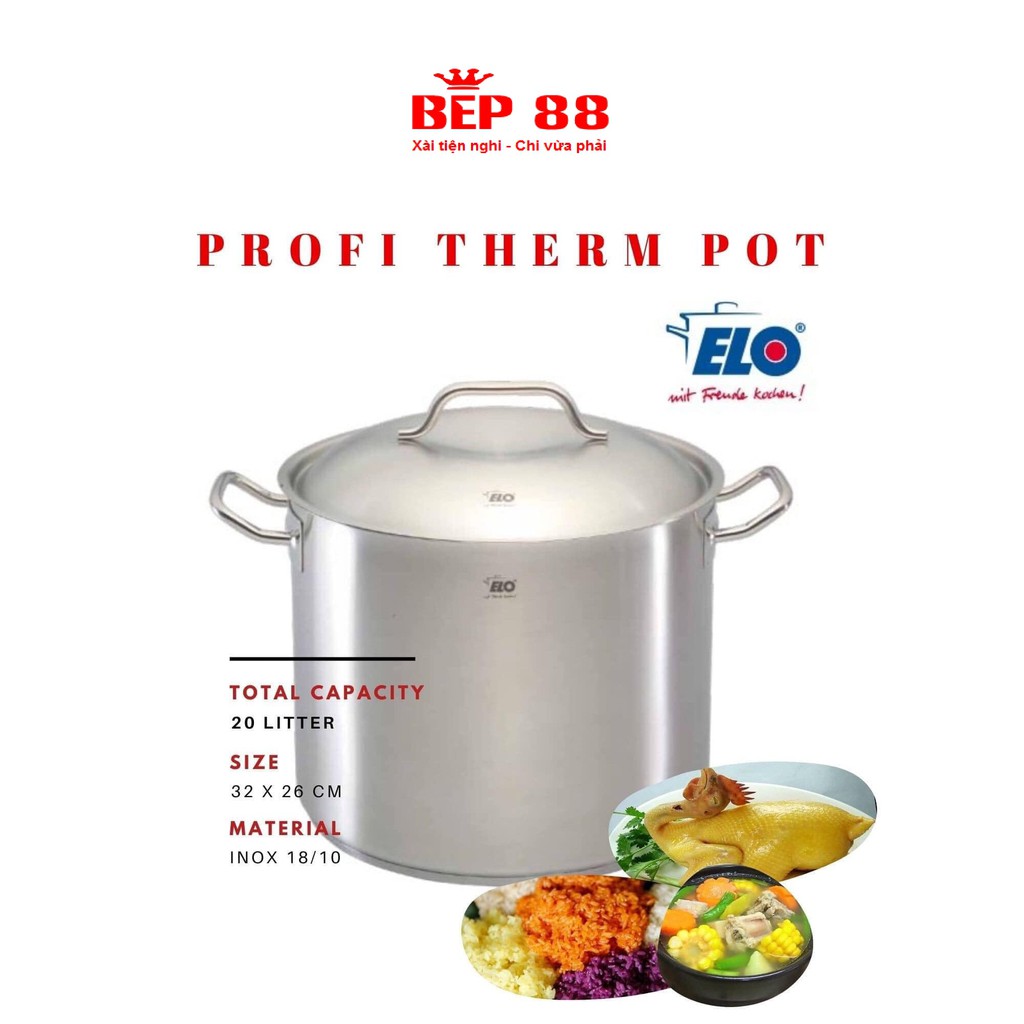 Nồi Luộc Gà Elo Profi Therm 32Cm