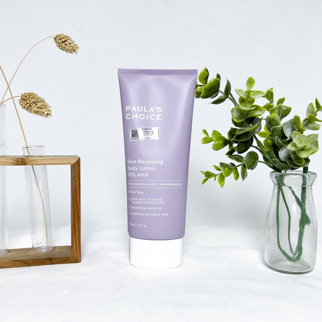 Kem dưỡng thể làm sáng da chứa 10% AHA Paula's Choice Skin Revealing Body Lotion 10% AHA