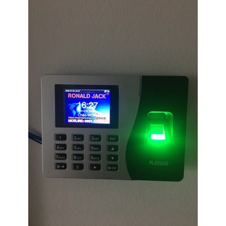 Máy chấm công vân tay Ronald Jack RJ2500 - Máy Chấm Công - Nhật Minh