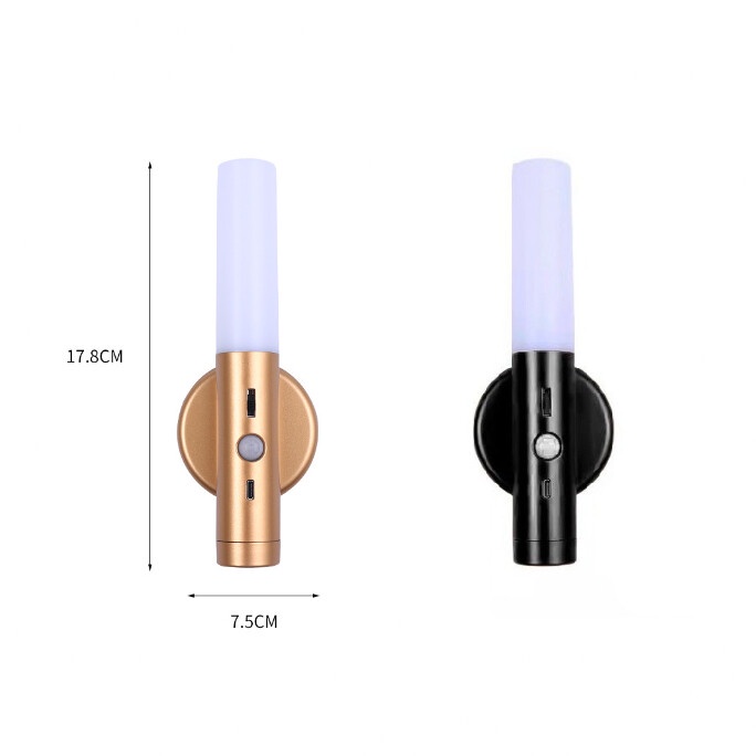 Đèn LED 2 Màu Trong 1 Cảm Biến Chuyển Động Kèm Sạc USB Tiện Dụng Cho Nhà Bếp