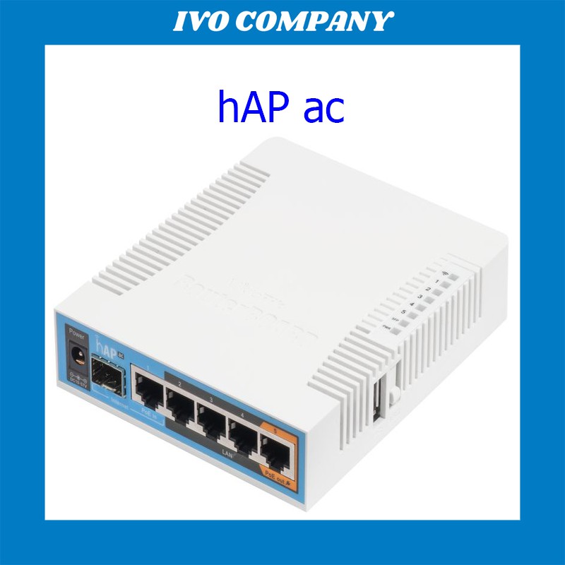 [Mã 157ELSALE hoàn 7% đơn 300K] Thiết Bị Mạng Router Wifi Mikrotik hAP ac RB962UiGS-5HacT2HnT | BigBuy360 - bigbuy360.vn