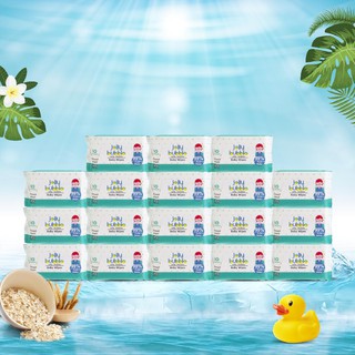 Khăn giấy ướt cho bé JELLY BUBBLE - Combo 18 gói loại 20 tấm