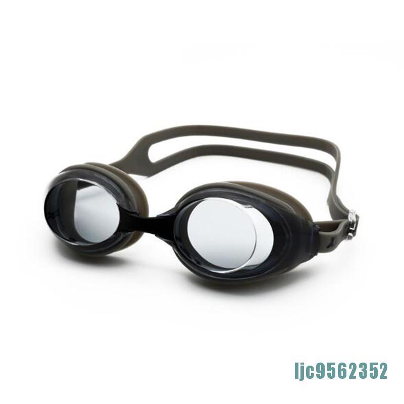 Kính bơi quang học điều chỉnh cận thị chống sương mù màu đen tiện dụng
