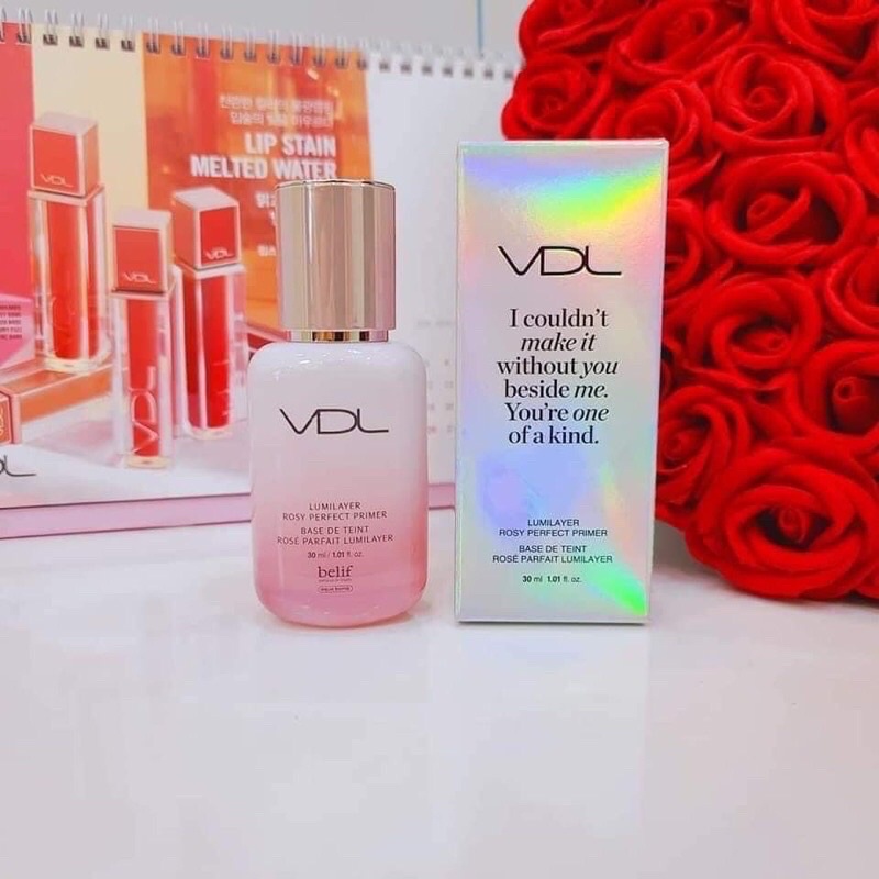 Combo 5 gói Mẫu thử 1ml kem lót VDL nâng tone mịn da
