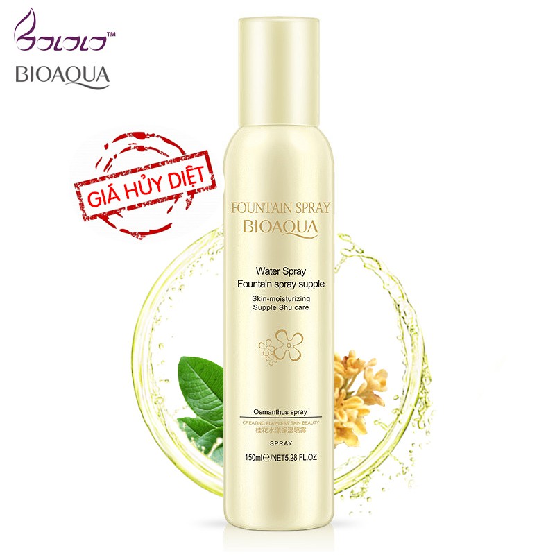 [RẺ VÔ ĐỊCH] Xịt khoáng Fountain Spray Bioaqua 150ml