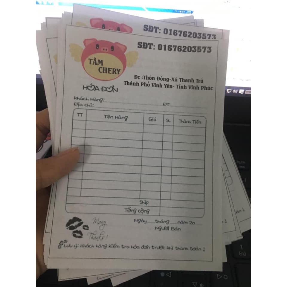 Hóa đơn in theo yêu cầu