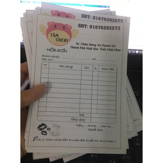 Hóa đơn in theo yêu cầu