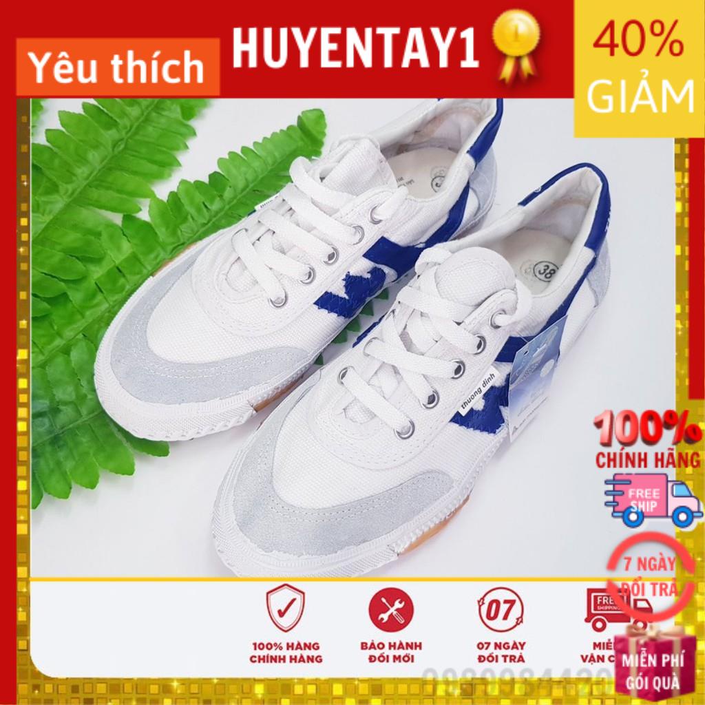 Giày bata Thượng đình💥FREESHIP💥Giầy bata nam, nữ màu trắng đủ size 30-45