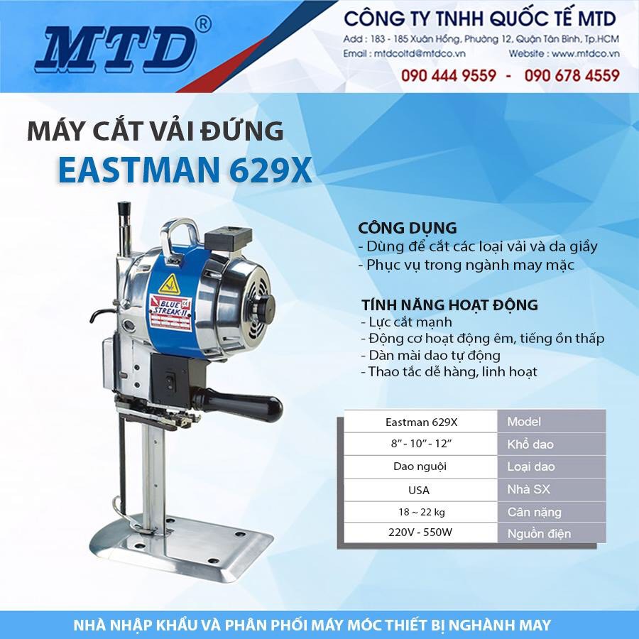 Máy Cắt Vải Đứng East Man - 629X