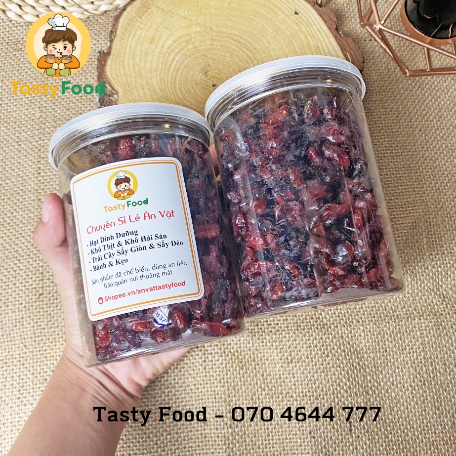 300G Nam Việt Quất Tasty Food | Hàng chất lượng thượng hạng | HOÀN ĐỔI 100% nếu không như mô tả