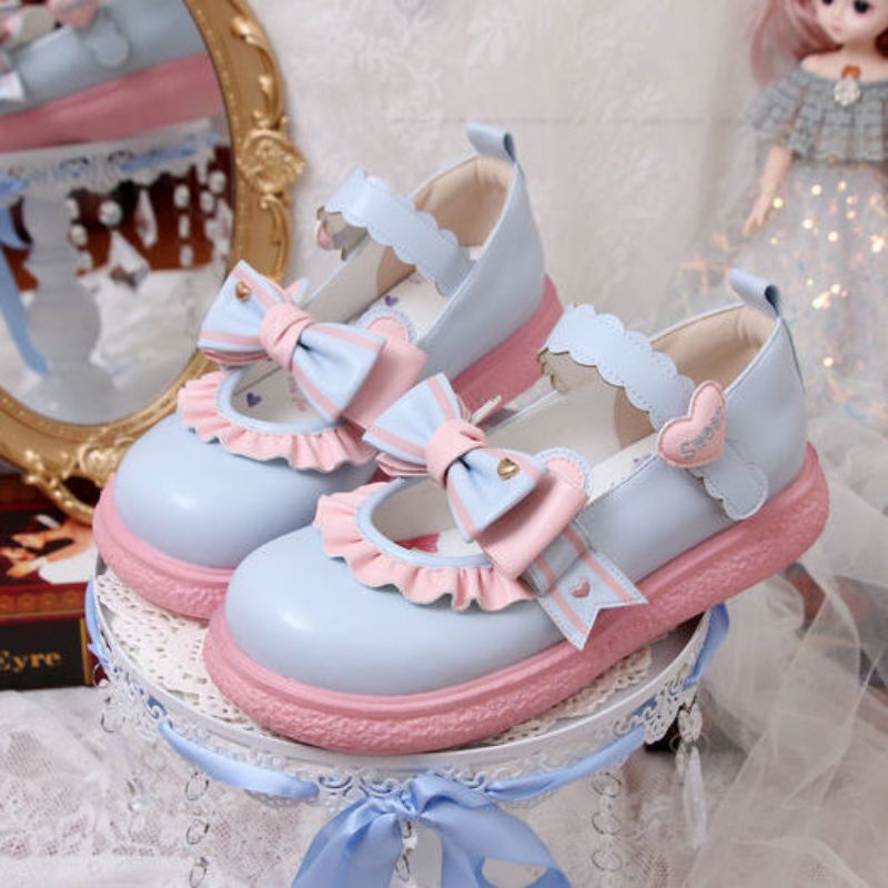 GIÀY LOLITA MŨI TRÒN 100% ảnh thật