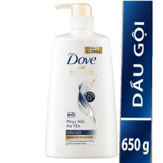 Dầu Gội Dove Phục Hồi Hư Tổn chai 650g