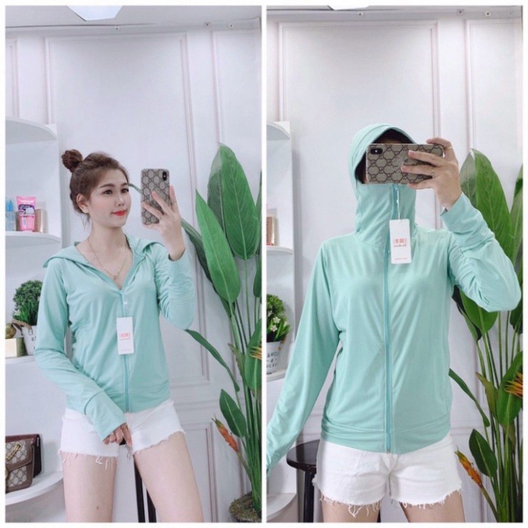 Áo Nắng Thông Hơi Kim Cương Dáng Ngắn
