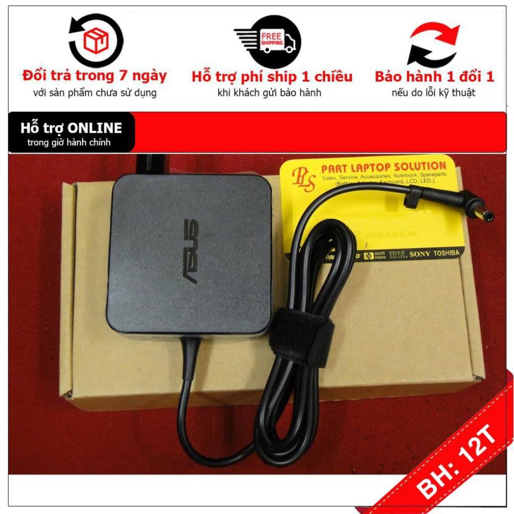 [BH12TH] [- Sạc cho Laptop Asus S300CA S400CA S500CA 19V 3.42A vuông Tặng đèn LED USB