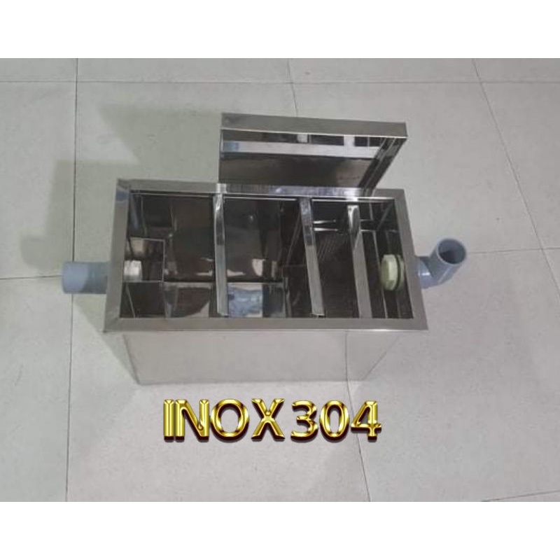 Bể tách dầu mỡ inox 304 : KT