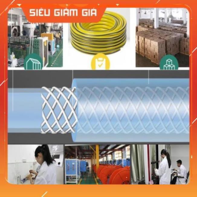 Bộ dây vòi xịt nước rửa xe, tưới cây . tăng áp 3 lần, loại 3m, 5m 206587 cút sập,nối nhựa+ tặng đai