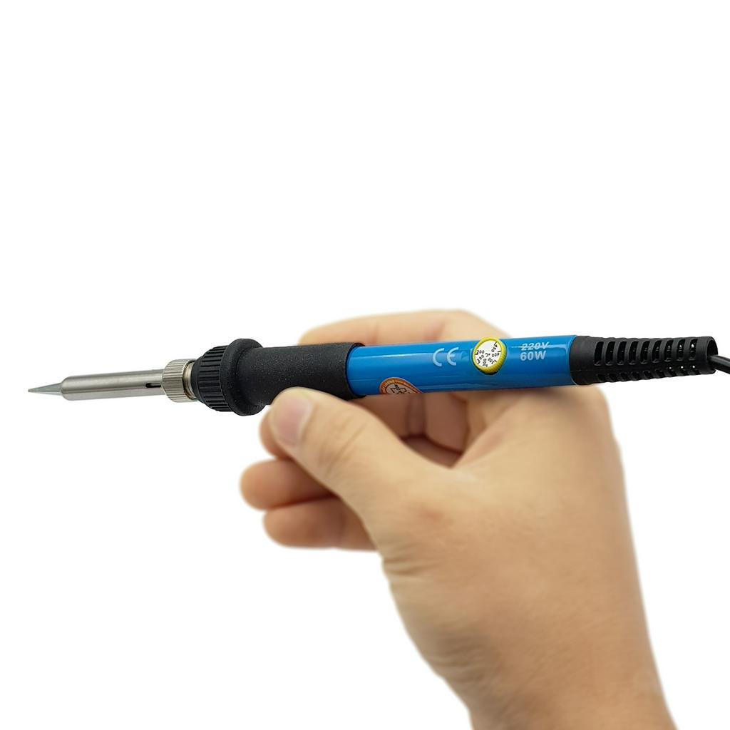 Mỏ hàn chì điều chỉnh nhiệt độ NO.911 60W + Bộ 5 mũi