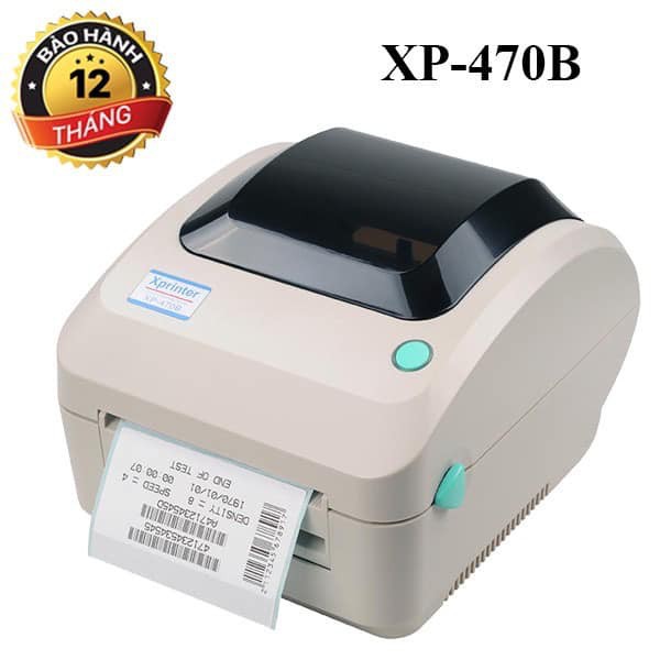 Máy in đơn hàng, in tem, in vận đơn TMĐT khổ 110mm Xprinter XP-470B | WebRaoVat - webraovat.net.vn