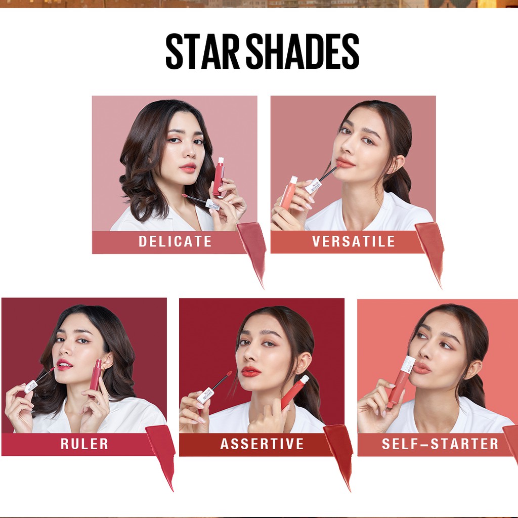 (hàng Mới Về) Son Môi Dạng Lỏng Maybelline Lên Màu Đẹp | BigBuy360 - bigbuy360.vn