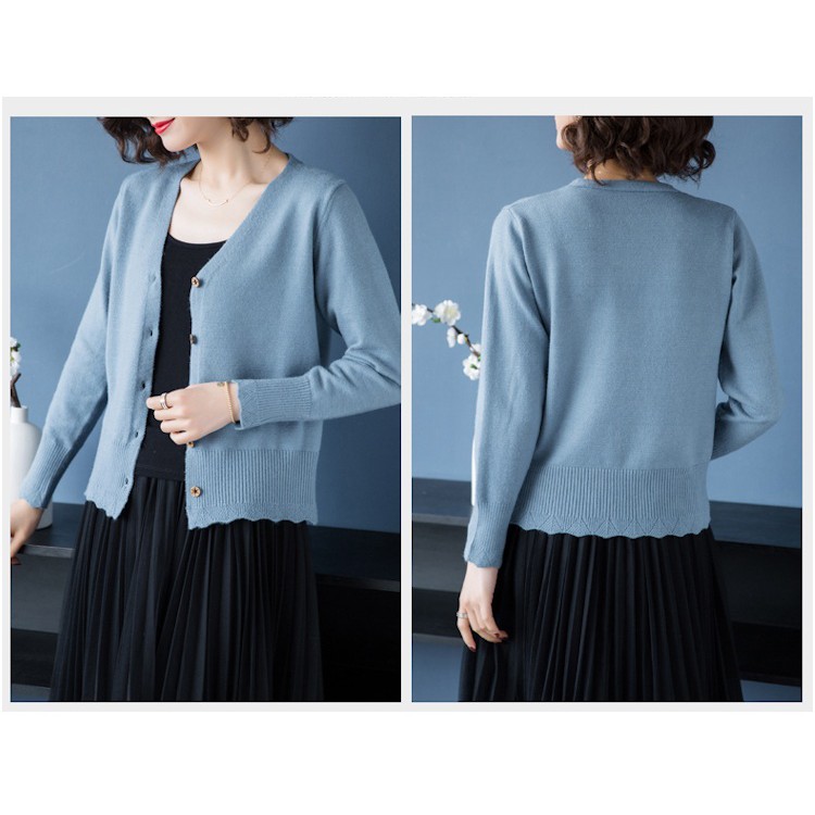 Áo khoác cardigan len nữ đẹp, hàng nhập, chất đẹp, kiểu dáng hàn quốc | BigBuy360 - bigbuy360.vn