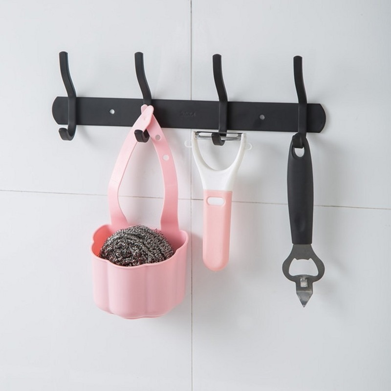 Giỏ đựng xốp rửa chén treo bồn giúp thoát nước thích hợp cho nhà bếp