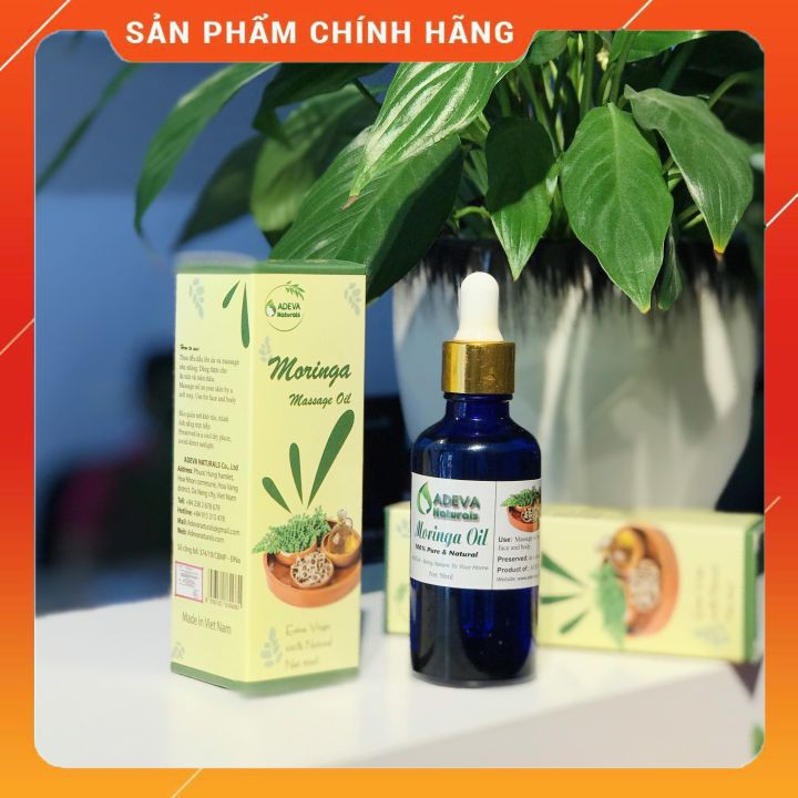 Dầu massage Chùm ngây - FREESHIP - cung cấp độ ẩm cho da căng mịn - Adeva Noni 50 ml