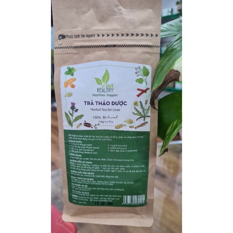 Trà thảo dược - Thải độc gan ( Herbal Tea for Liver) 150g