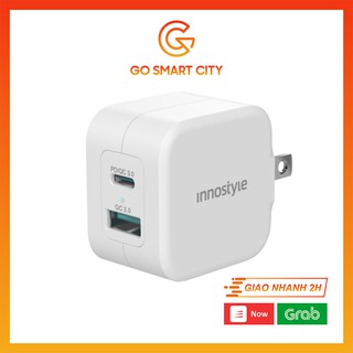  Củ Sạc Nhanh 20W Innostyle Minigo Pro III 2 Cổng PD/QC3.0 - Bảo hành 2 năm 1 đổi 1