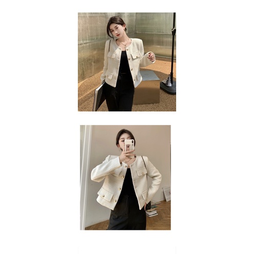 Áo Khoác Dạ Tweed Nữ Kim Sa Sang Chảnh Siêu Xinh Hàng Thiết Kế - Áo khoác ngoài chất dạ - Có BIGSIZE