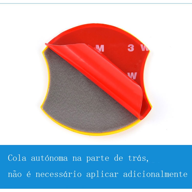 Miếng Dán Trang Trí Tay Nắm Cửa Xe Hơi Chống Va Chạm Chống Trầy Xước Họa Tiết Hoạt Hình Dễ Thương