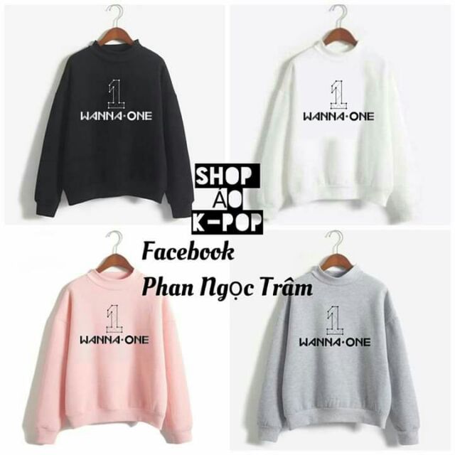 Áo sweater WANNA-ONE - thiết kế và in theo yêu cầu