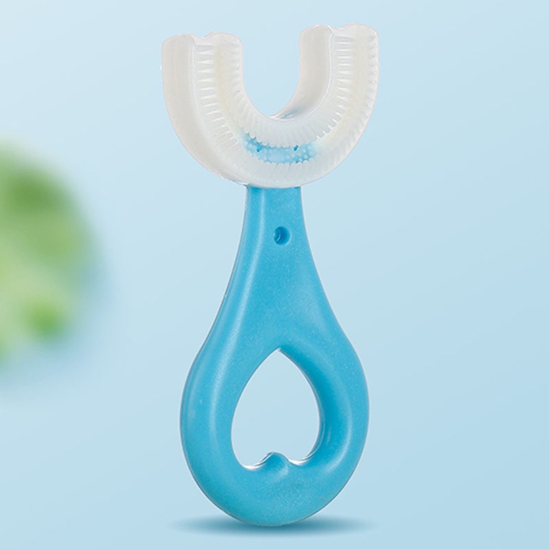 Bàn chải đánh răng hình chữ U mềm mại dành cho bé 2-6-12 tuổi