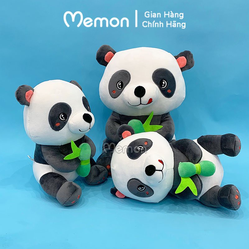 [Mã LIFEMALL2505 giảm 10% đơn 250K] Gấu Bông Hình Gấu Trúc Ngồi Dễ Thương Cao Cấp Memon