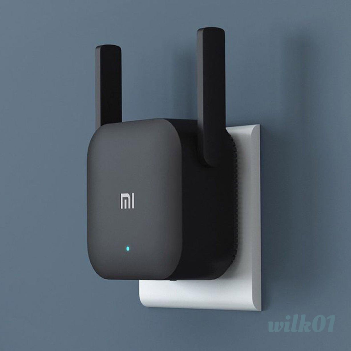 Bộ Khuếch Đại Tín Hiệu Wifi Xiaomi Pro 300m 2.4g Với 2 Ăng Ten Cho Mi Router Wilk01