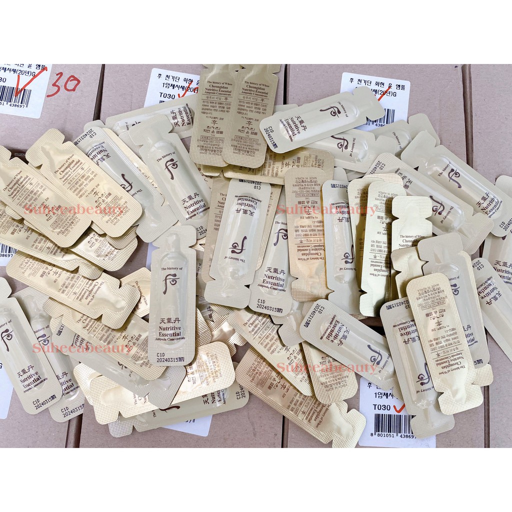 Gói tinh chất sâm núi chống lão hóa dưỡng trắng Nutritive Essential 1ML | BigBuy360 - bigbuy360.vn