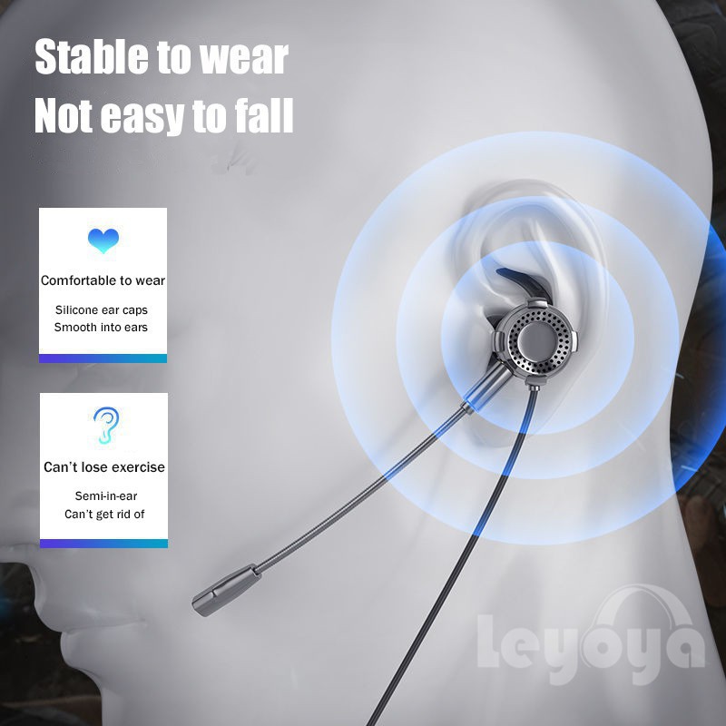 Tai Nghe Chụp Tai Kèm Micro Chống Ồn Chuyên Dụng Chơi Gameleyoya x8 / pubg