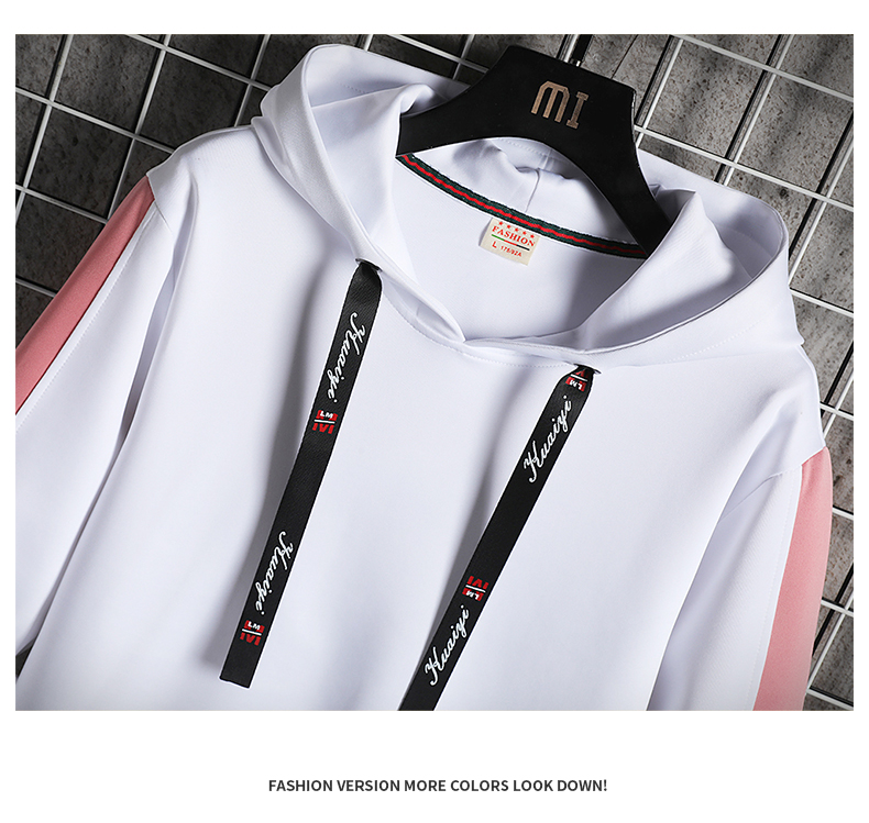 Áo hoodie Thêm nhung để giữ ấm viền đen phong cách thời trang dành cho nam | BigBuy360 - bigbuy360.vn