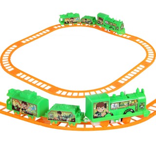 Mô hình tàu hỏa lượn vòng Ben 10 vui nhộn cho bé