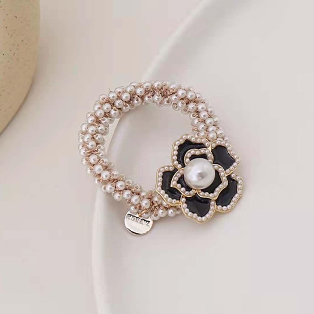 Dây Cột Tóc In Họa Tiết Hoa Trà Phong Cách Hàn Quốc Ngọt Ngào Xinh Xắn Cho Nữ WMES15H